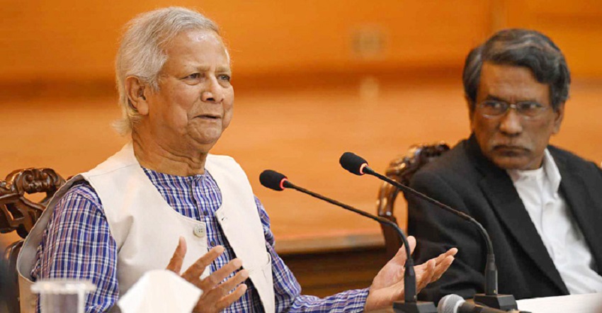 File photo of Chief Adviser Professor Dr. Muhammad Yunus. Photo: Collected