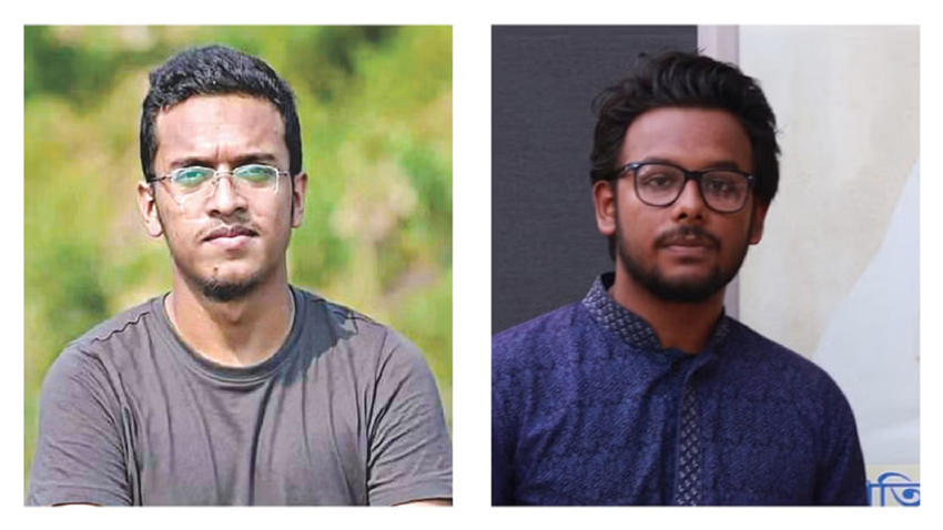 File photos of the victim Abrar Fahad (on left) and the death row convict Muntasir Al Jemi (on right). Photo: Collected