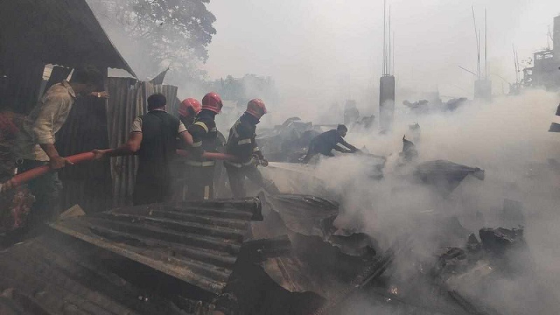 Bhashantek BRP slum fire under control