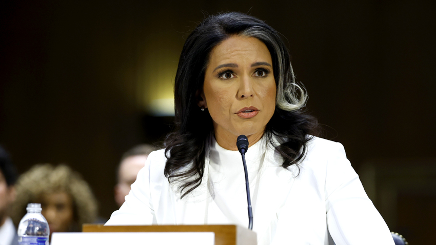 File photo of US Director of National Intelligence Tulsi Gabbard. 