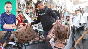 Palestinian journo burned alive, media man death toll reaches 210