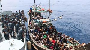 Malaysia-bound 214 Rohingyas held in Bay