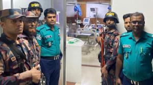 Bullet-hit Indian 'smuggler' held at Dhaka post border breach