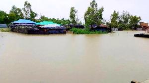 Over 80 villages submerged due to incessant rainfall in Cox’s Bazar