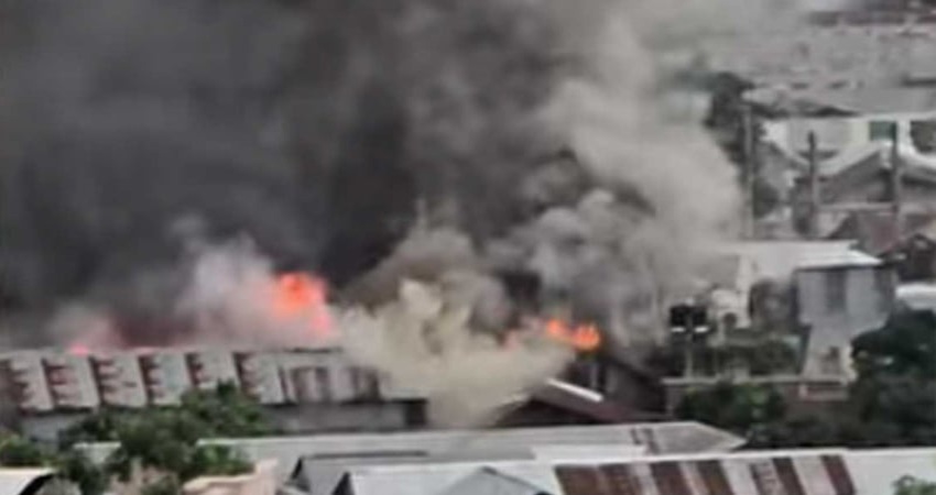 Fire at Sattola Slum brought under control