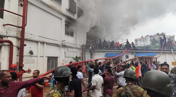 Fire at Ashulia clothing factory, 6 units working