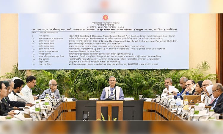 ECNEC approves 13 projects worth Tk1,988cr