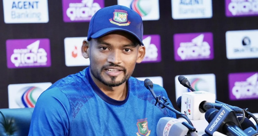 Shanto to continue as Test captain until 2027