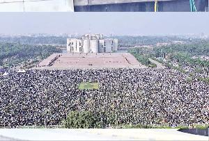 Millions attend Khaleda Zia's janaza