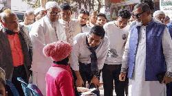 Free eye care camp held in capital's Basila 