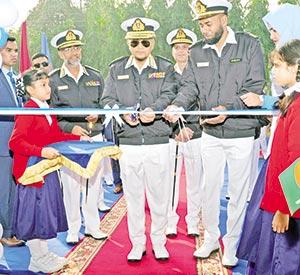 Navy Chief opens navy school at Savar