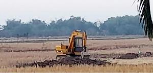 Rampant topsoil removal threatens agriculture at Kamalganj