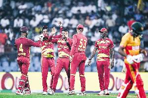 West Indies thrash Zimbabwe at T20 World Cup