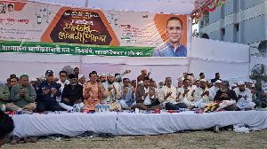 Newly elected MP Majnu attends BNP's Iftar event in Feni