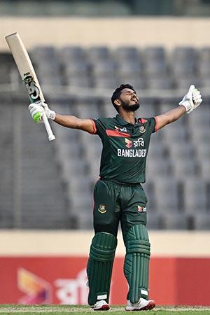 Tanzid hits maiden international ton in series decider against Pakistan