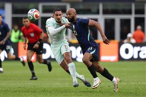 Mbappe on target as France shrug off red card to beat Brazil