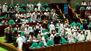 Opposition walks out of Parliament accusing govt of overlooking people's verdict