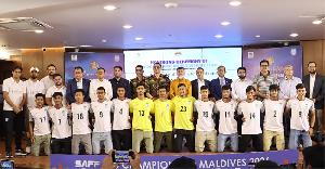 DNCC honours SAFF U-20 champion team