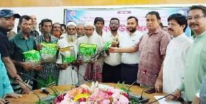 Free fertiliser, seed distribution launched at Lalmohan 