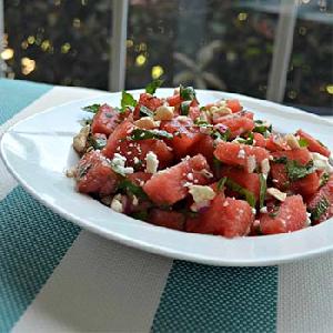 Watermelon and Beets Salad