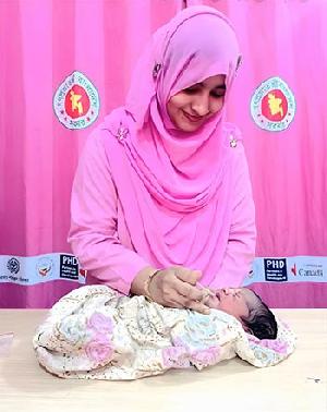 Motherhood never goes on leave in Bhola chars