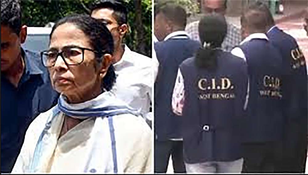 CID at Mamata's home with search warrant