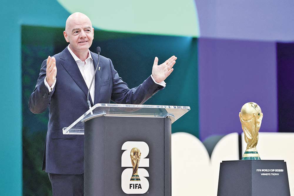 Infantino faces questions on eve of World Cup