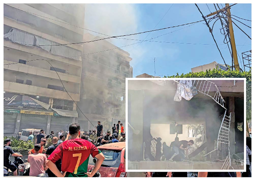 Israel strikes Beirut suburbs ahead of anticipated US-Iran deal
