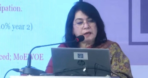 CPD Executive Director Dr Fahmida Khatun presented the think tank’s Independent Review of Bangladesh’s Development analysis at its Budget Dialogue 2026 at a hotel in the capital’s Gulshan on Sunday.