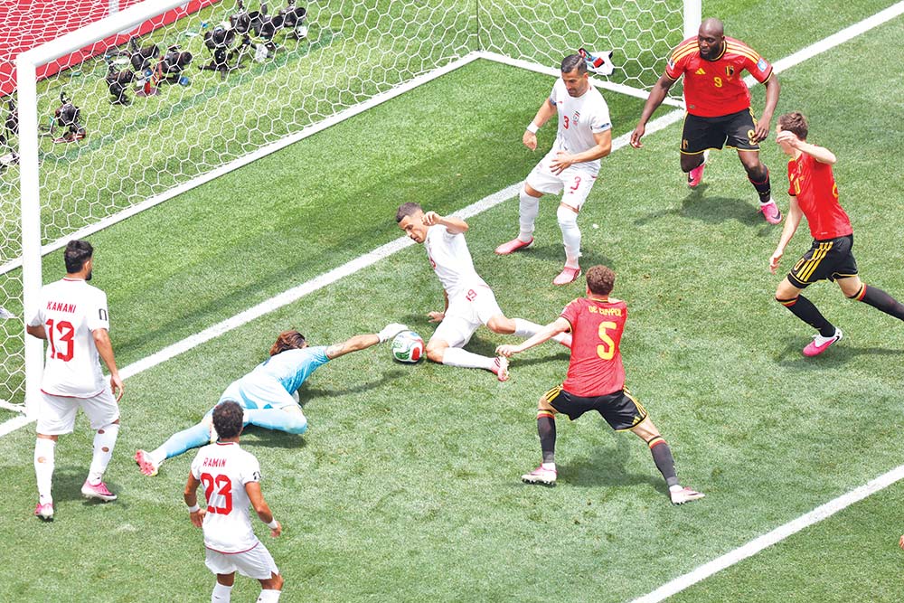 Belgium held 0-0 by Iran 