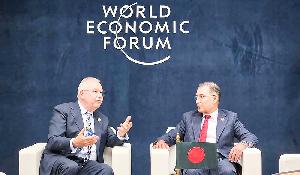PM presses for climate fund, LDF at WEF summit