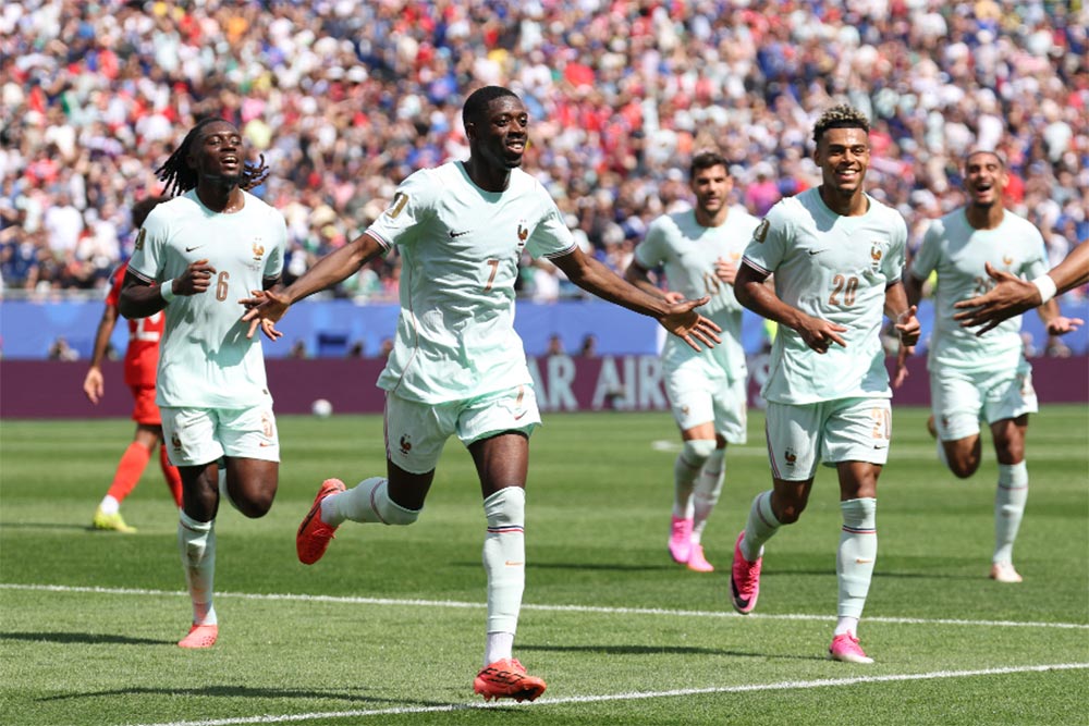 Dembele hits hat-trick as France thrash second-string Norway at World Cup