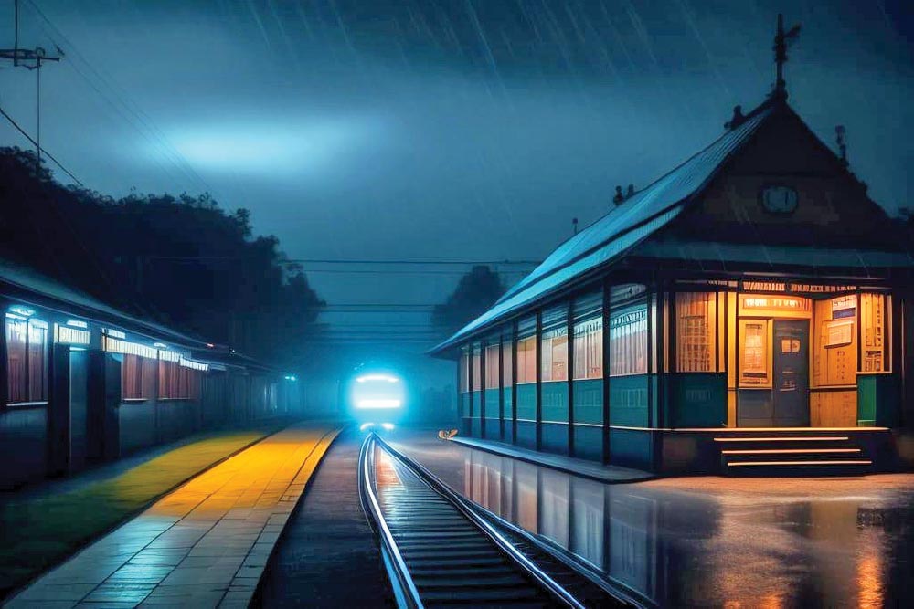 Midnight at Ashwood Station