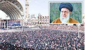 Millions gather in Tehran for Khamenei's funeral