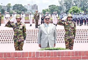 Acting Prez pays homage to Liberation War martyrs, Zia, Khaleda
