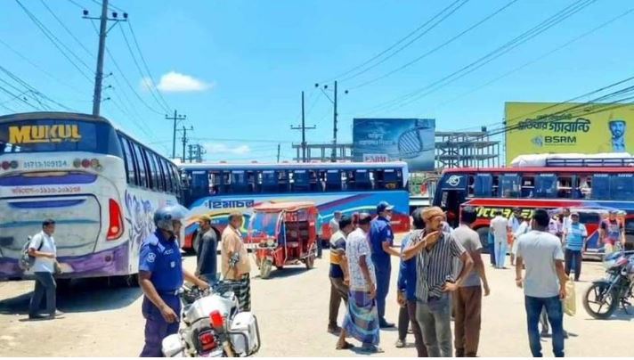 Jamalpur-Dhaka bus services halted over workers’ safety