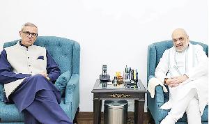 Omar Abdullah, Amit Shah discuss early restoration of J&K's statehood