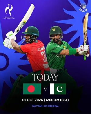 Bangladesh face Pakistan in Asian Games Semi-final today