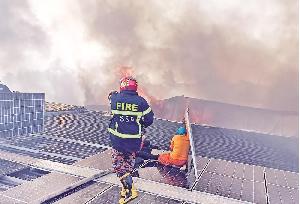 Massive fire burns Gazipur warehouse