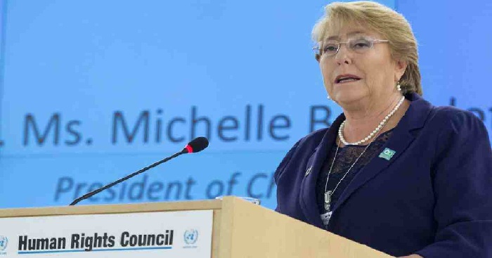UN High Commissioner for Human Rights Michelle Bachelet [FILE PHOTO]