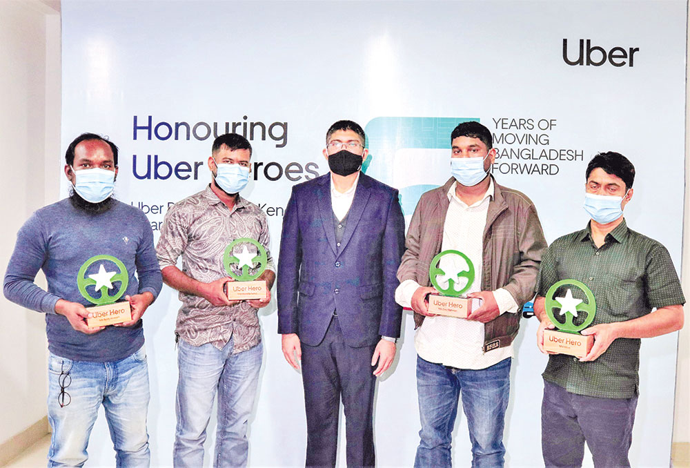 Uber on 5th years of operations, honours 5 hero drivers