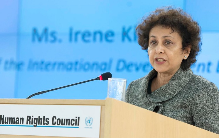 Irene Khan, the United Nations Special Rapporteur on the Promotion and Protection of the Right to Freedom of Opinion and Expression. FILE PHOTO