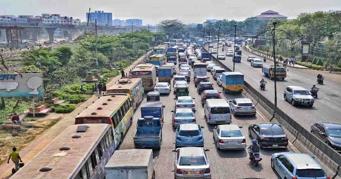 Dhaka commuters urged to avoid Airport Road from Nov 24-27