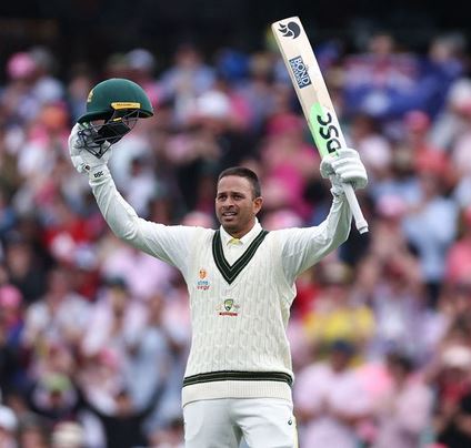 Australia’s Usman Khawaja. Image Credit: AFP