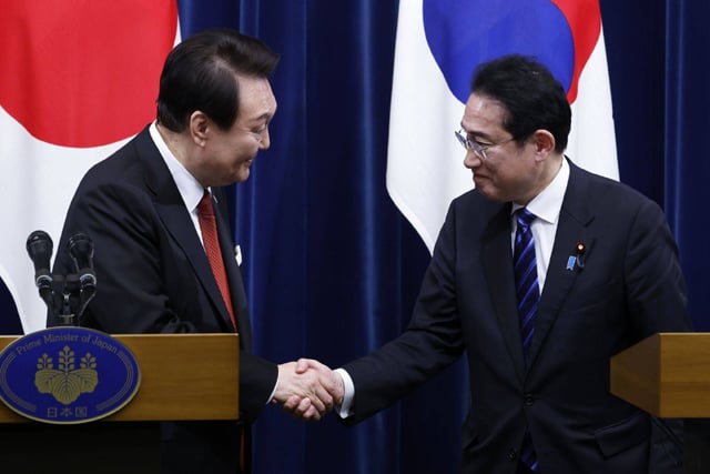 South Korea moves to 'normalise' military pact with Japan