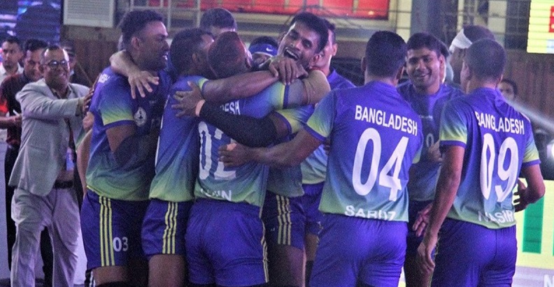 Bangladesh emerge hat-trick champions of Bangabandhu Cup Kabaddi
