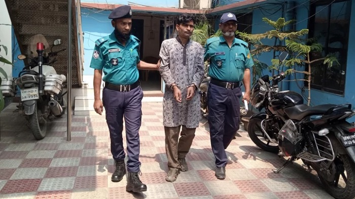 Police arrested Md Selim for his alleged involvement in rape of a child at laguna stand in Dhaka Udyan under Adabar Police Station at night on March 14 last.