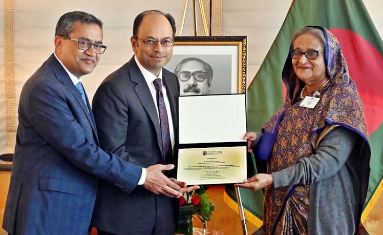 Prime Minister Sheikh Hasina on Wednesday was accorded special honour by the Brown University as the United Nations recognised her brainchild community clinic model to reach healthcare services to the Bangladesh people's doorsteps