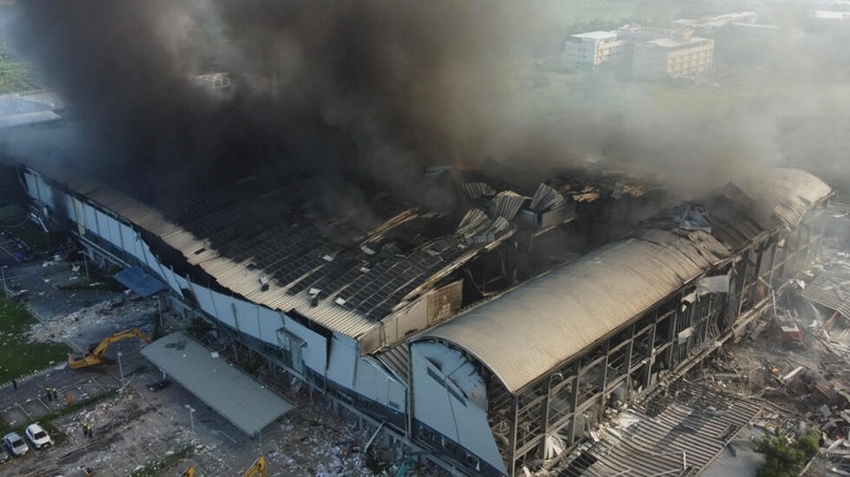 Nine killed in Taiwan golf ball factory fire