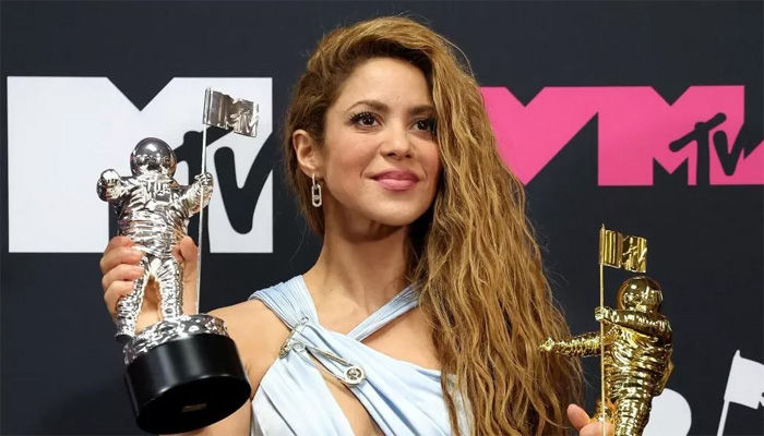 Shakira won the lifetime achievement award at the MTV Video Music Awards earlier this month.
